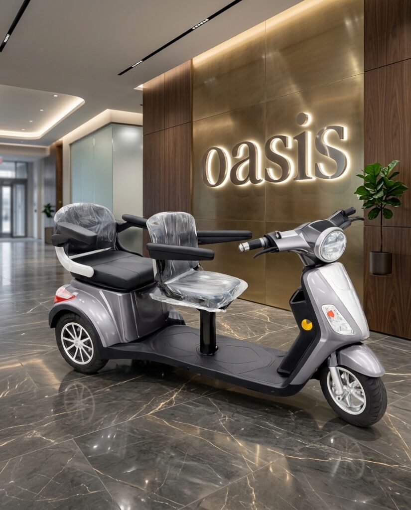 oasis 3 wheel scooty image